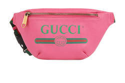 Logo Belt Bag, Leather, Pink, 527792.204991, DB, 3*